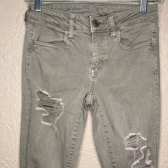 American Eagle  Next Level Stretch Jeggings Size 2 - Picture 2 of 9